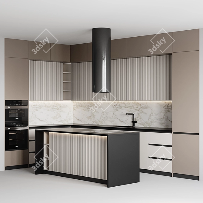 Modern Kitchen - Stylish and Spacious 3D model image 3