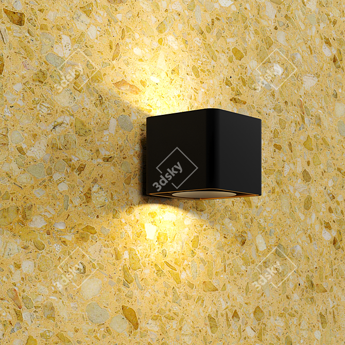 Vibrant PBR Terrazzo 3D Texture 3D model image 2