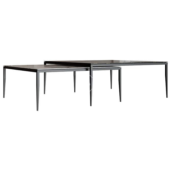 Nordic Elegance Coffee Table 3D model image 1