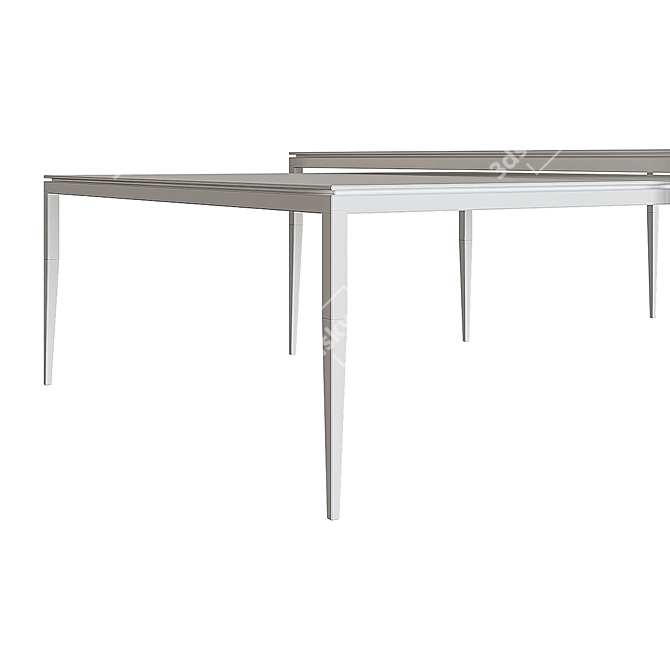 Nordic Elegance Coffee Table 3D model image 5