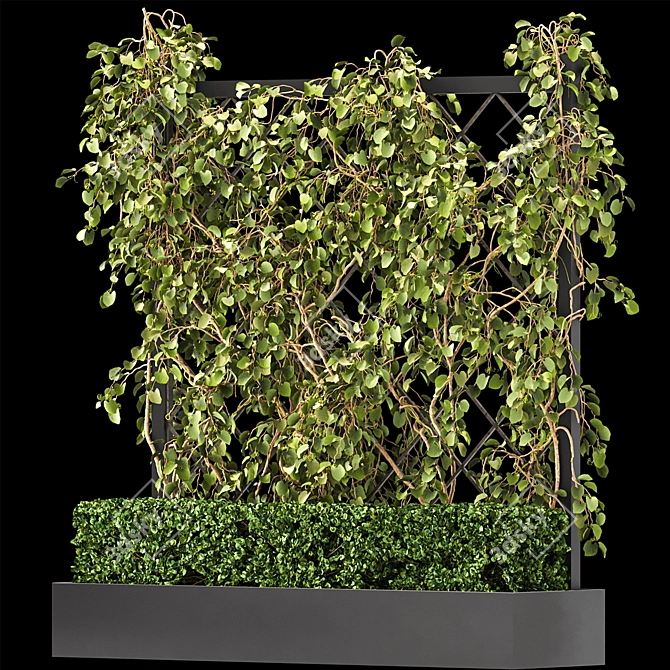 Green Wall - Outdoor Vertical Garden 3D model image 2