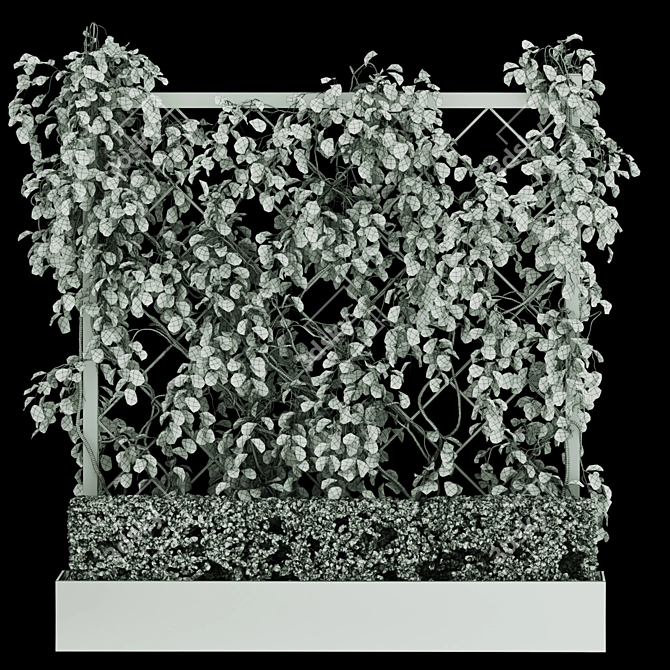 Green Wall - Outdoor Vertical Garden 3D model image 4