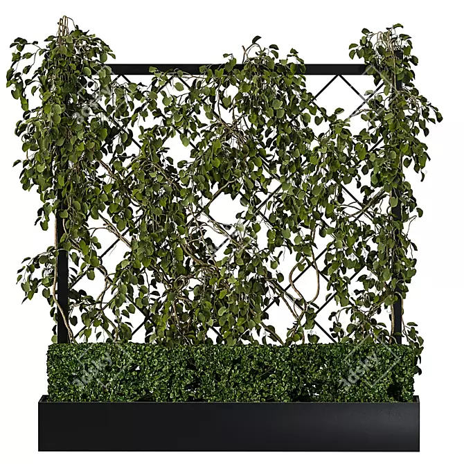 Green Wall - Outdoor Vertical Garden 3D model image 12