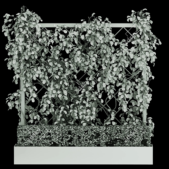 Green Wall - Outdoor Vertical Garden 3D model image 16