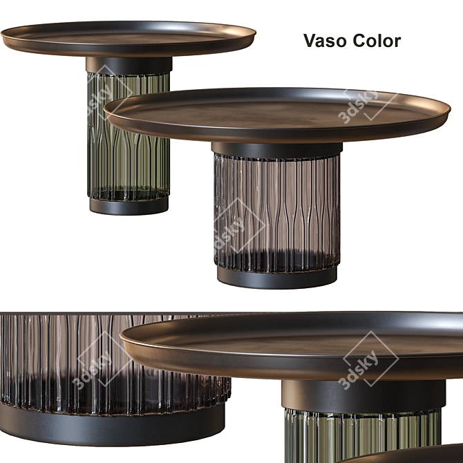 Cosmo Vaso Color Coffee Table: Stylish Colors for Your Living Room 3D model image 1
