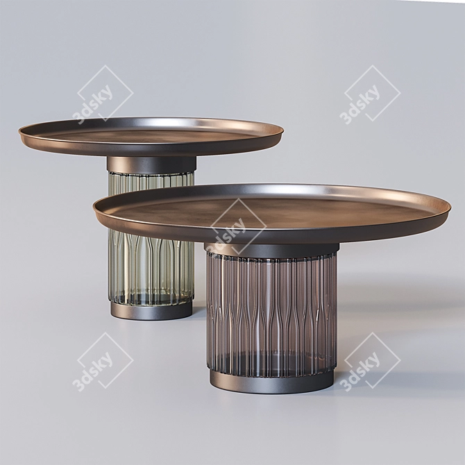 Cosmo Vaso Color Coffee Table: Stylish Colors for Your Living Room 3D model image 7