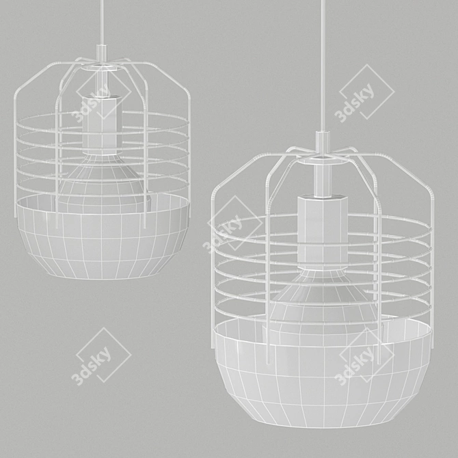 Sleek Chill Ceiling Lamp 3D model image 3