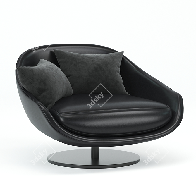 AVI 2017: Stylish V-Ray Chair 3D model image 2