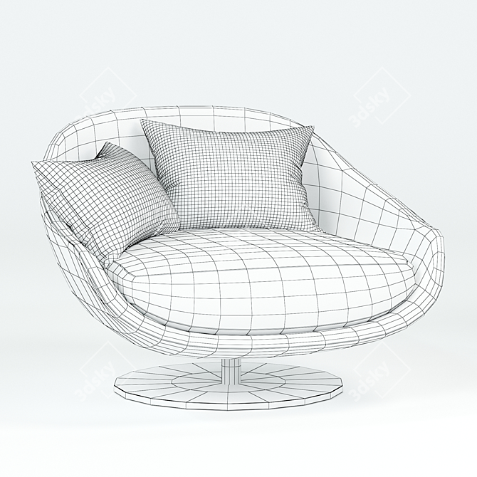 AVI 2017: Stylish V-Ray Chair 3D model image 3