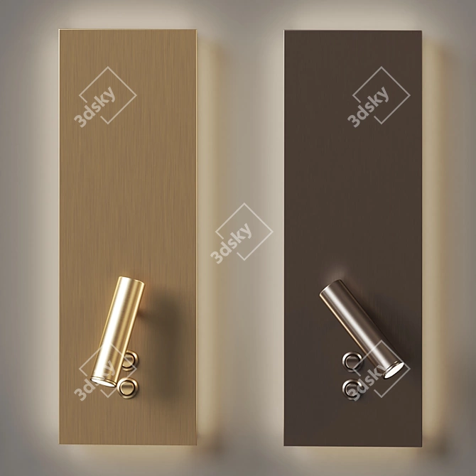 Slim Glow Wall Light by Astro 3D model image 2