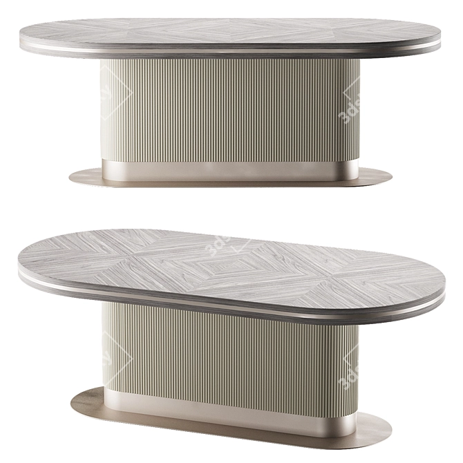 CIPRIANI C321 Dining Table 3D model image 1