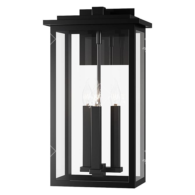 Griffith Outdoor Wall Sconce 3D model image 1