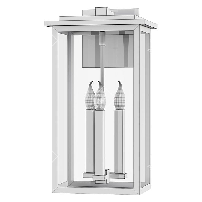 Griffith Outdoor Wall Sconce 3D model image 2