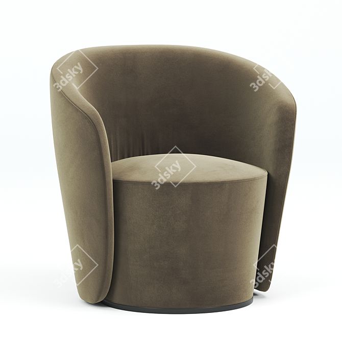 Sleek Seating Solution: SPEAK_EASY 3D model image 1