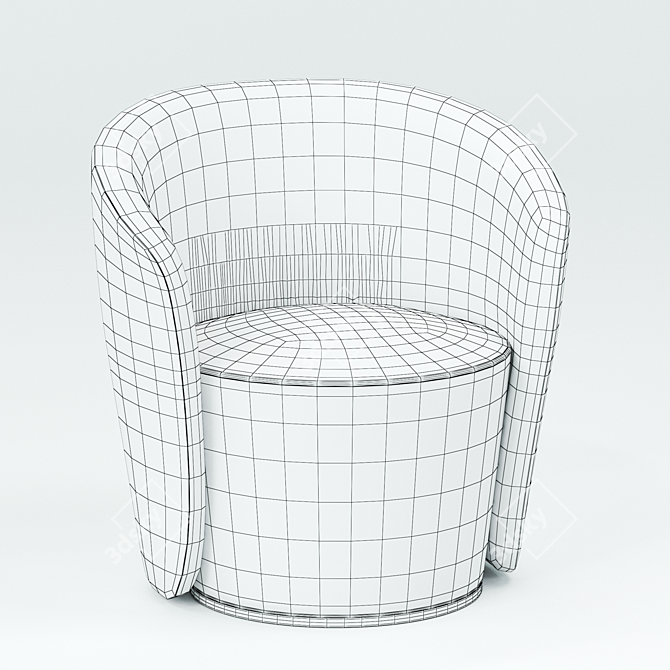 Sleek Seating Solution: SPEAK_EASY 3D model image 3