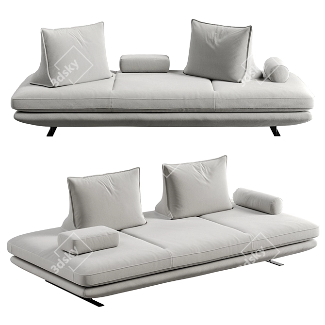 Ligne Roset Prado: Corona7+Vray Upholstery 3D model image 6