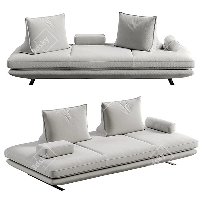 Ligne Roset Prado: Corona7+Vray Upholstery 3D model image 10