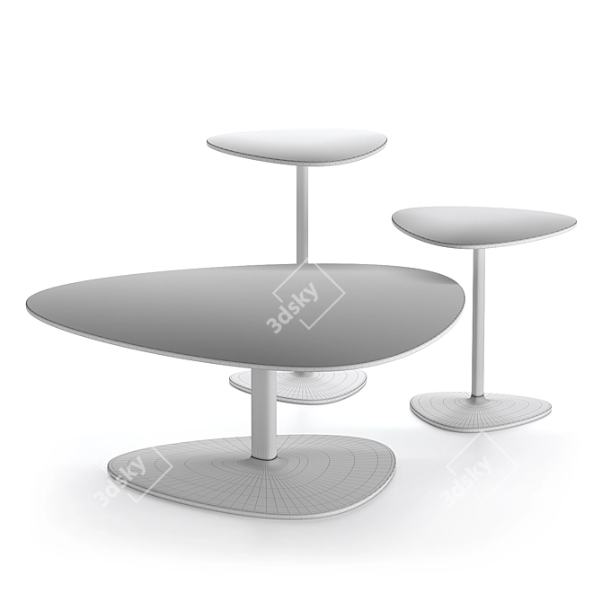 Modern Coffee Table Islands 3D model image 2