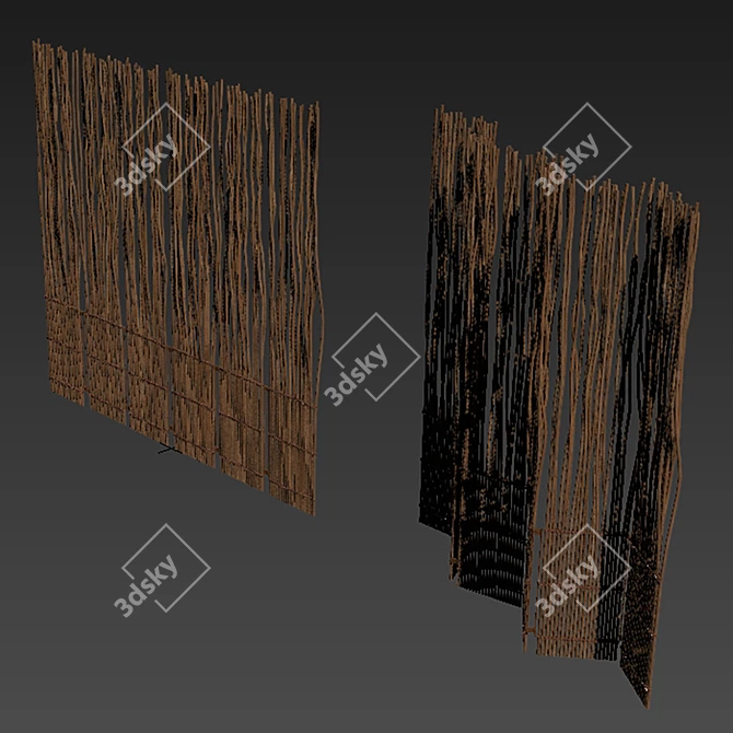 Ultra Smooth Screen Branch: High-Res Textures, Multiple Formats 3D model image 6