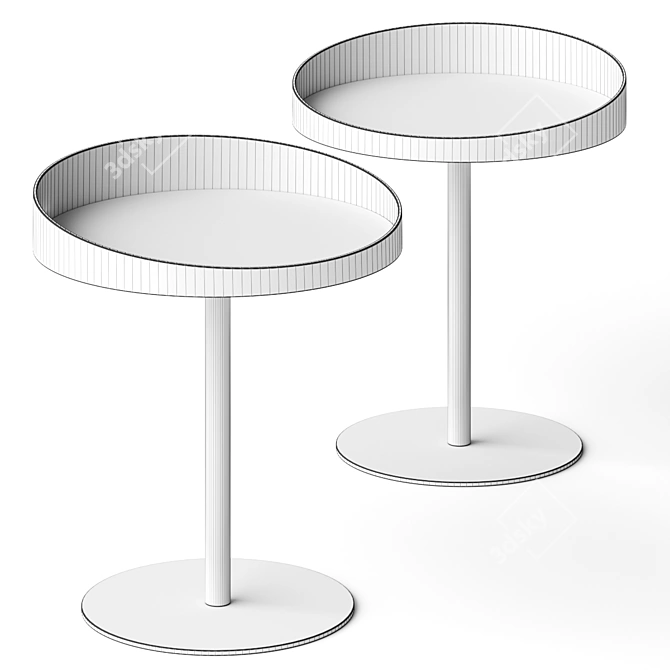 Karlin Coffee Table: Sleek Modern Design 3D model image 2