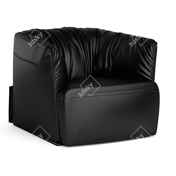Sleek Santa Monica Poliform Chair 3D model image 3