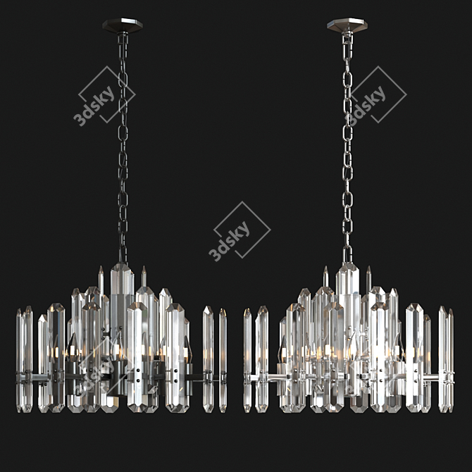 Elegant Bonnington Chandelier 3D model image 2