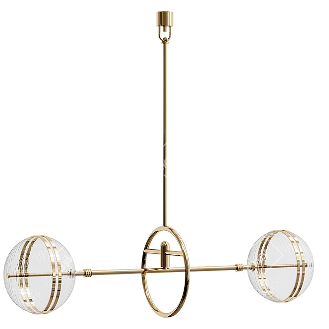 Ayler II: Exquisite Ceiling Lamp 3D model image 1