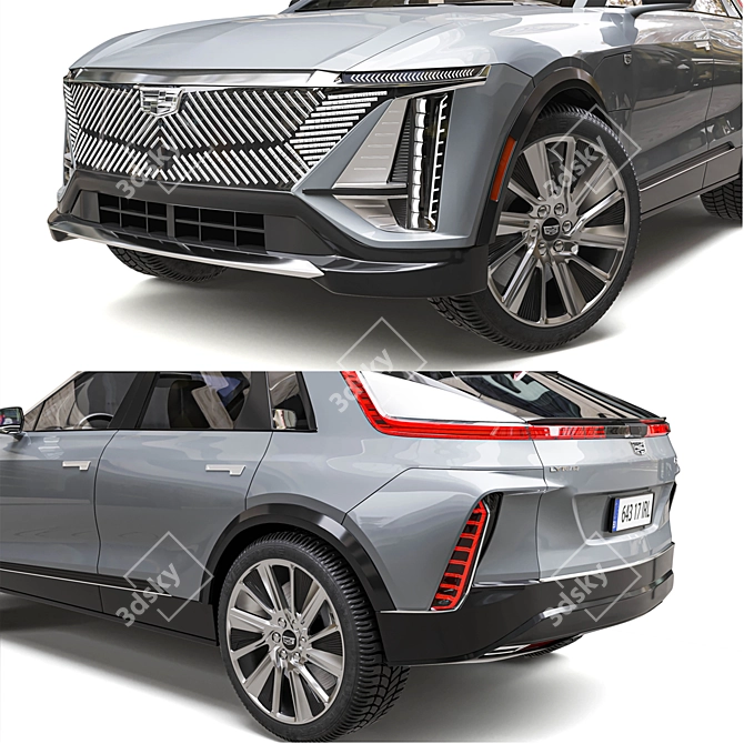 Sleek and Sophisticated Cadillac Lyriq 3D model image 5