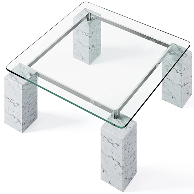 Minimalist Dielle Coffee Table 3D model image 3