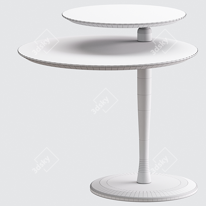 Minimalist Moments Side Table 3D model image 3