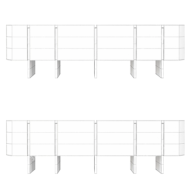 Amura Parere 2 - Stylish and Functional Credenza 3D model image 2