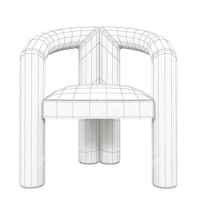 Title: Cassina Dude Modern Chair 3D model image 5