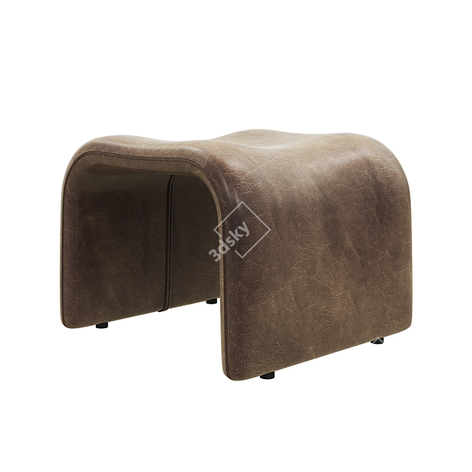 Artilleriet Leather Chair: Timeless Elegance 3D model image 5