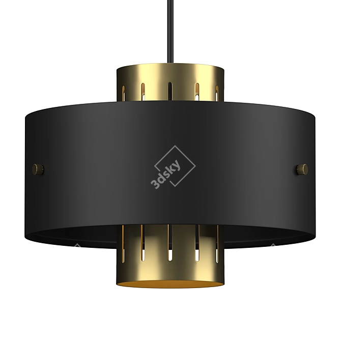 Elegant Luxe Pendant: Illuminate Your Home with Style 3D model image 1