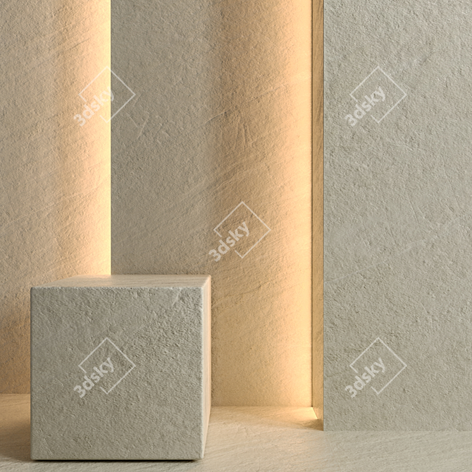 Stone5: High-Quality 3D Stone Model with Textures 3D model image 1