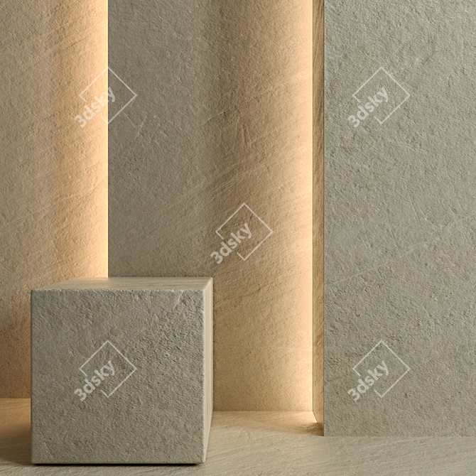 Stone5: High-Quality 3D Stone Model with Textures 3D model image 2