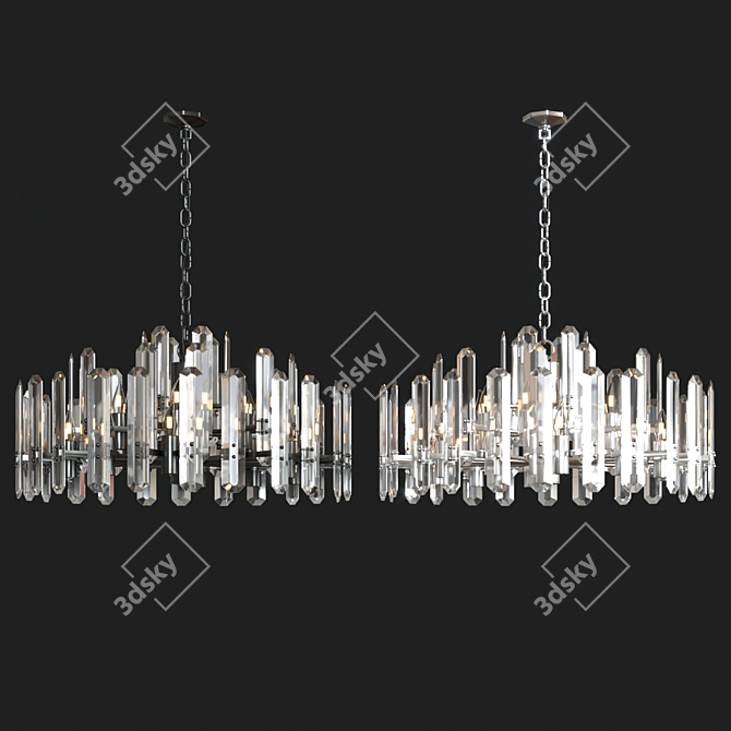 Elegant Bonnington 91 Chandelier 3D model image 2