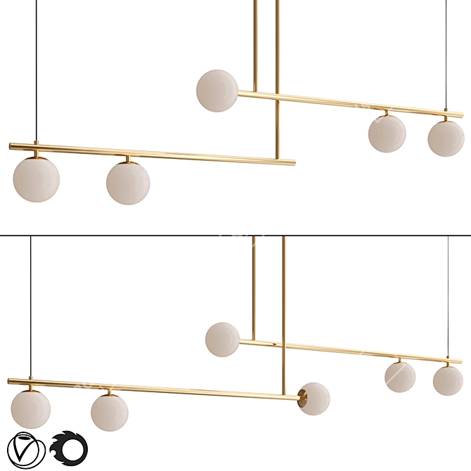 Asgard Lighting Collection: Modern & Versatile Lamps 3D model image 1