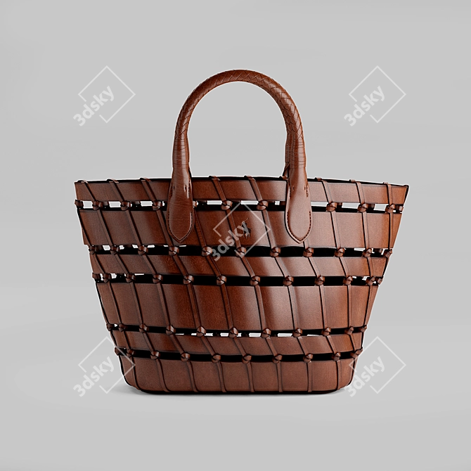 Luxury RL Bag - Timeless Elegance 3D model image 1