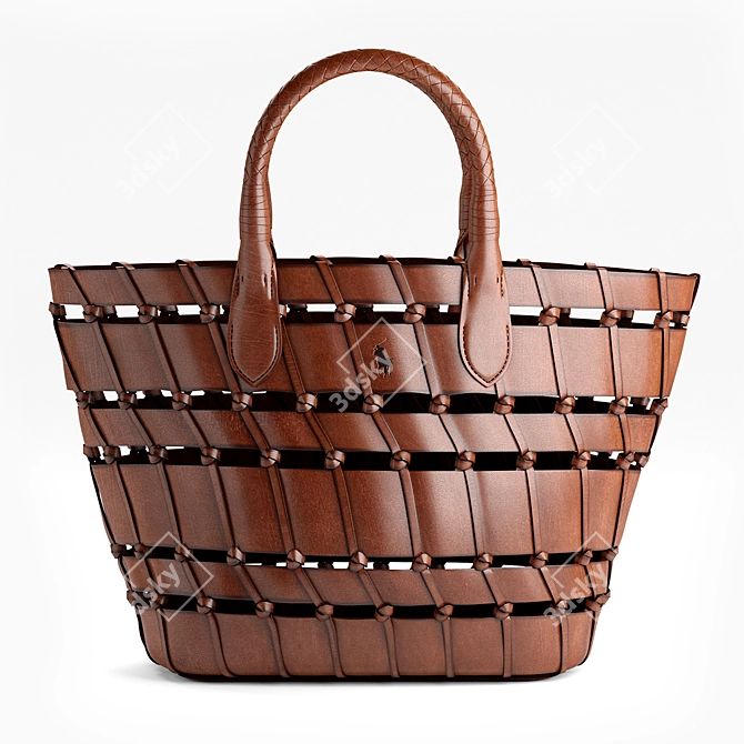 Luxury RL Bag - Timeless Elegance 3D model image 7