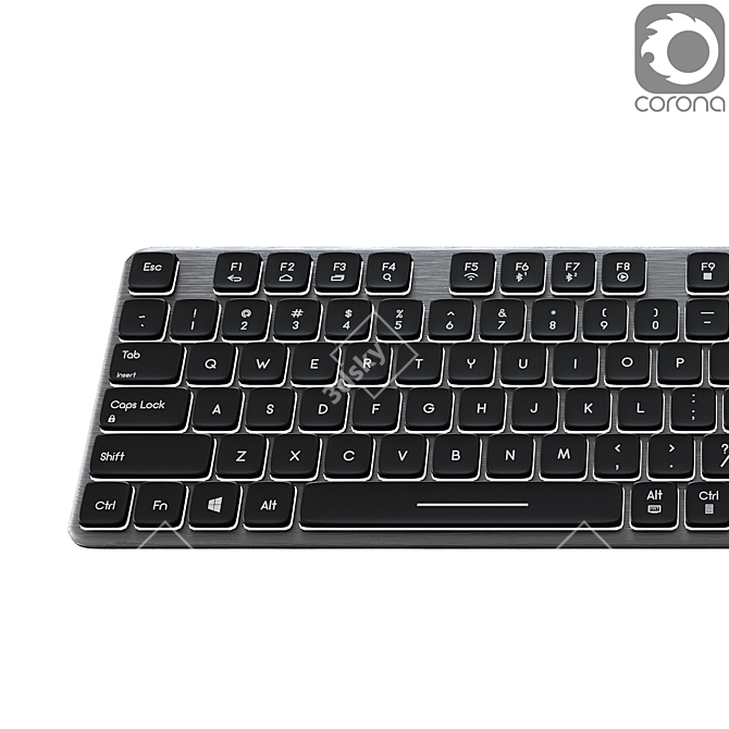 Corsair Wireless Keyboard & Gaming Mouse 3D model image 2