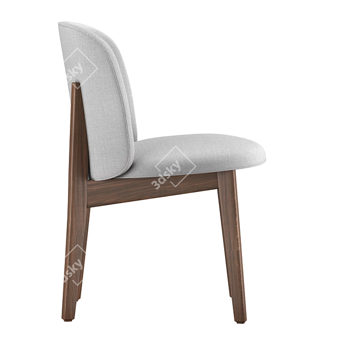 Abrey Upholstered Dining Chair 3D model image 2