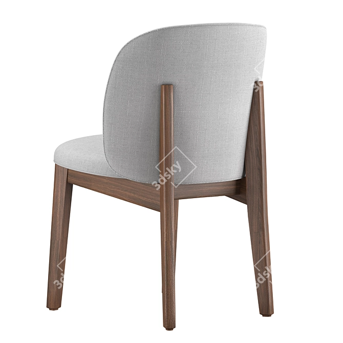 Abrey Upholstered Dining Chair 3D model image 3