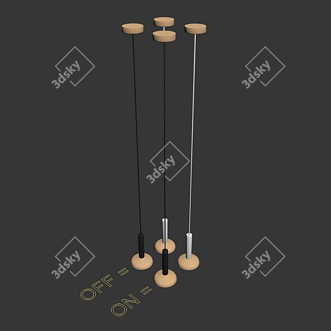 Versatile SERLO Edgar Pendant 3D model image 5