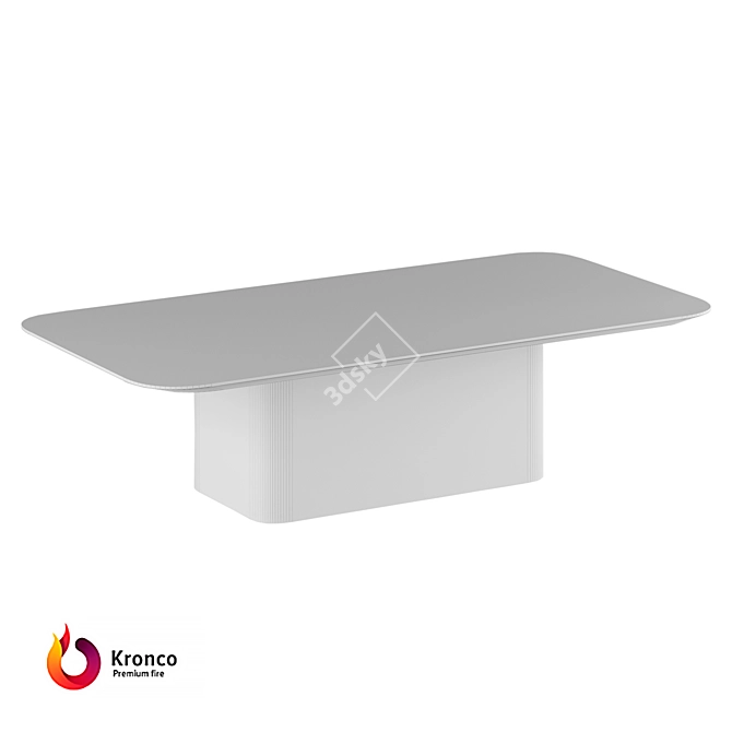 Kronco Kulagio: Stylish Porcelain Coffee Table 3D model image 3