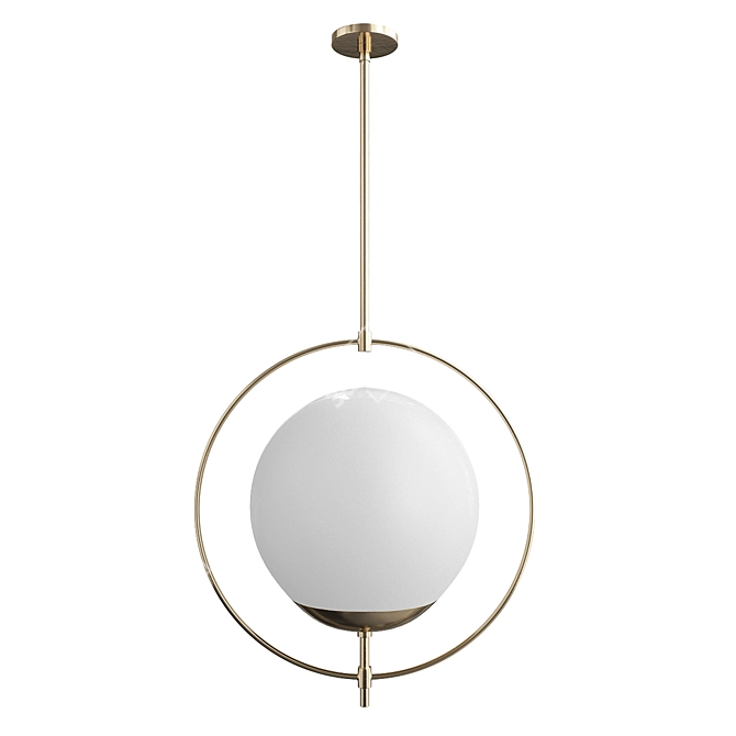 Elegant McKenzie Pendant Light 3D model image 1