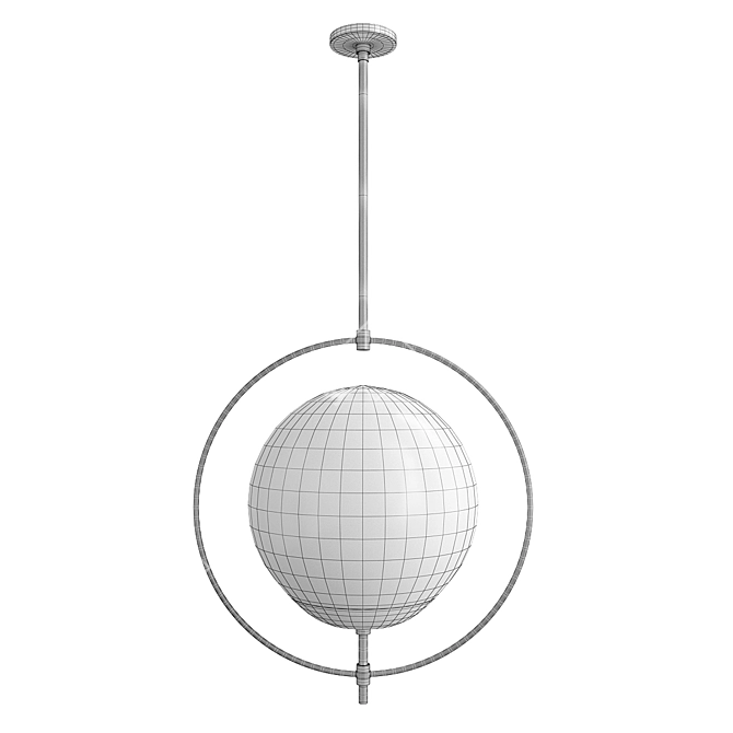 Elegant McKenzie Pendant Light 3D model image 2