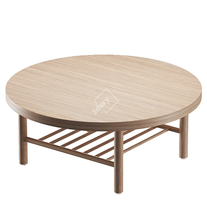 Stylish LISTERBY Coffee Table 3D model image 2