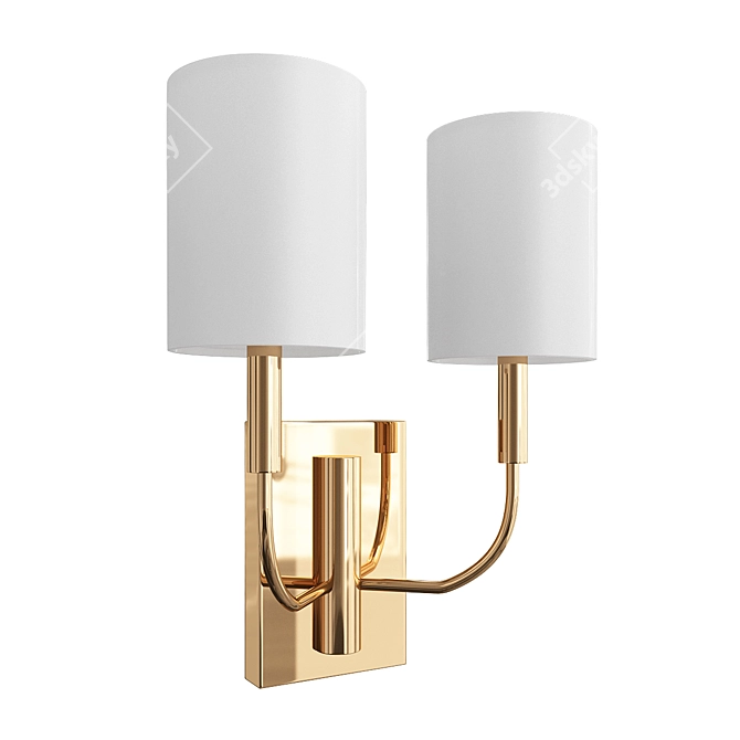 ED Ellen DeGeneres Brianna 2-Light Sconce 3D model image 1