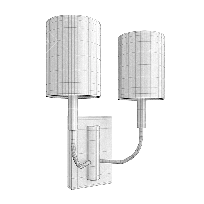 ED Ellen DeGeneres Brianna 2-Light Sconce 3D model image 2